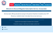 Tablet Screenshot of discountmagazineweb.com